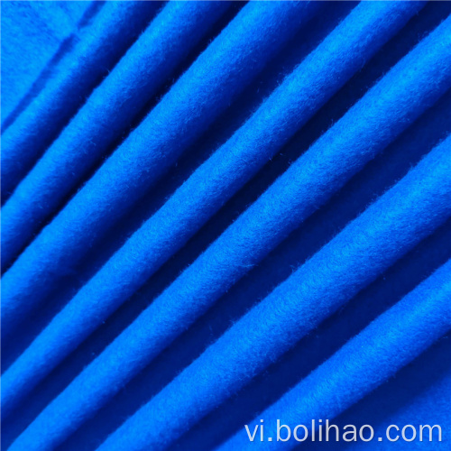 Plain Dye Brushed Raised Polar Feather Fabric